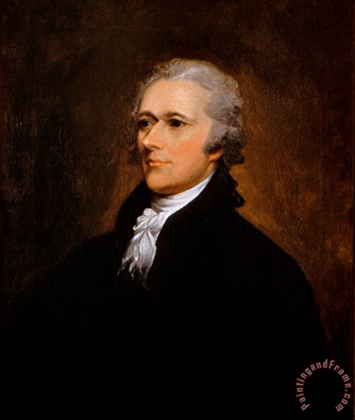 Alexander Hamilton painting - John Trumbull Alexander Hamilton Art Print