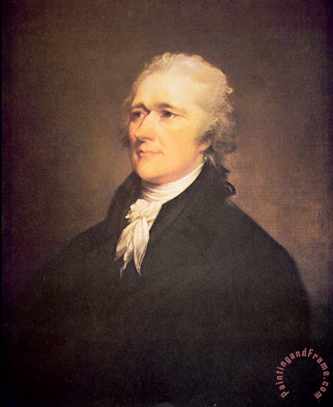 John Trumbull Alexander Hamilton (1755 1804) Art Print