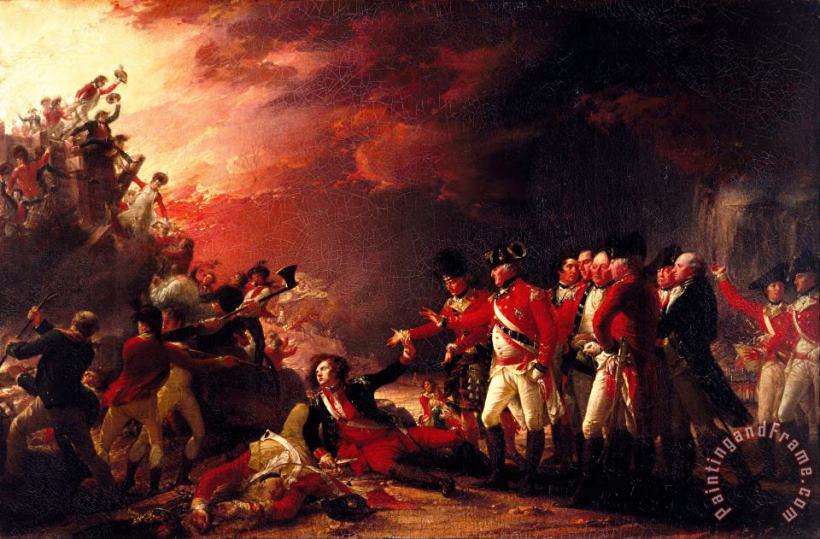The Sortie Made by The Garrison of Gilbraltar painting - John Trumbull The Sortie Made by The Garrison of Gilbraltar Art Print