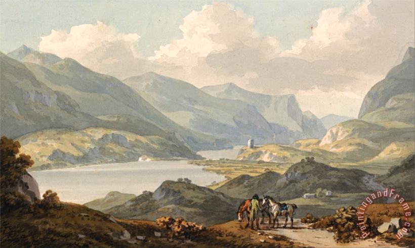 John Warwick Smith The Lakes of Llanberis Art Print