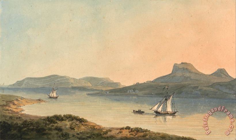 John Warwick Smith View of The Early Castle of Diganwy Art Painting