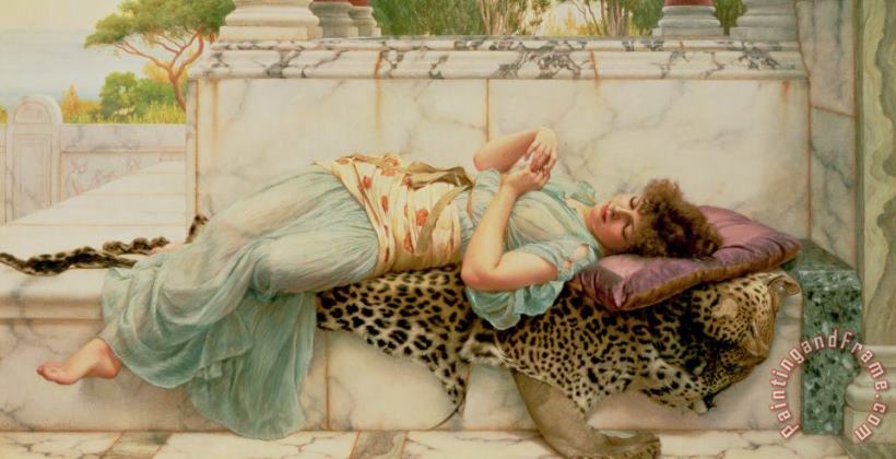 The Betrothed painting - John William Godward The Betrothed Art Print