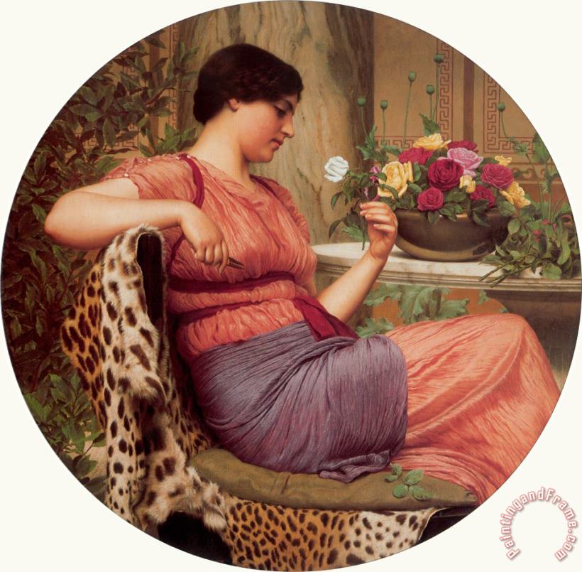 The Time of Roses painting - John William Godward The Time of Roses Art Print