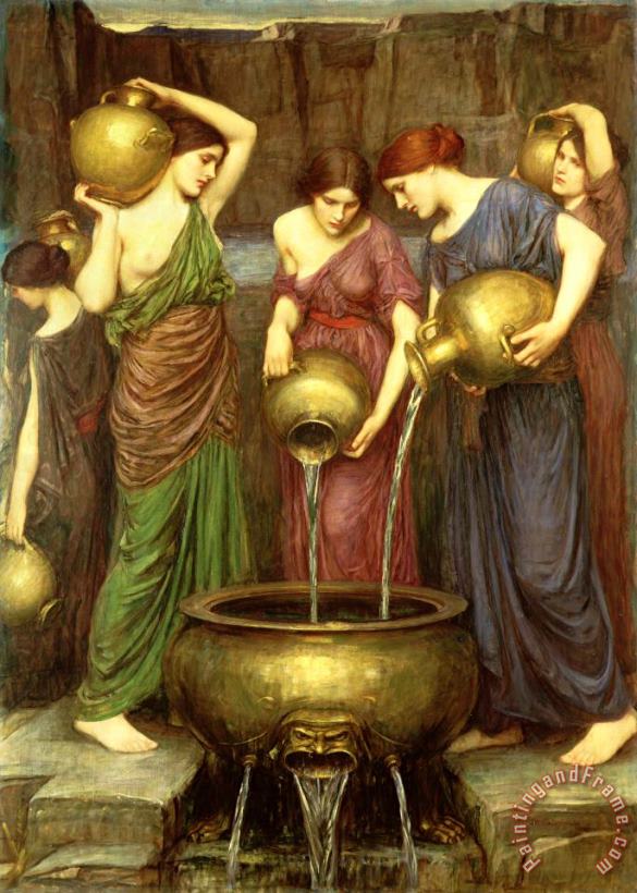 John William Waterhouse Danaides Art Print