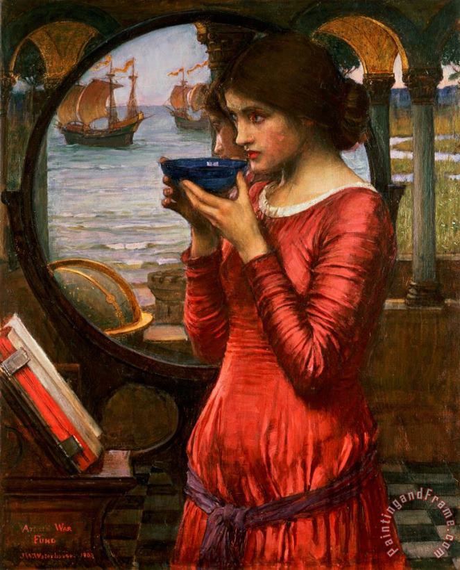Destiny painting - John William Waterhouse Destiny Art Print
