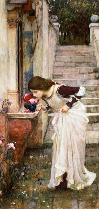 The Shrine painting - John William Waterhouse The Shrine Art Print