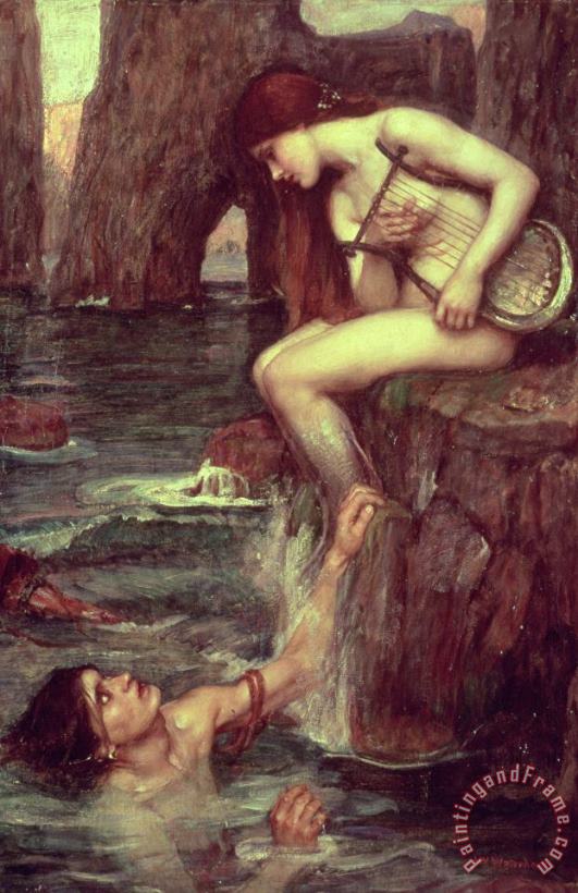 John William Waterhouse The Siren Art Print