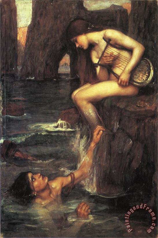 John William Waterhouse The Siren Art Painting