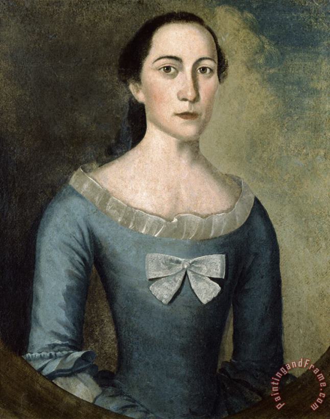 Mrs. Samuel Moody painting - Joseph Badger Mrs. Samuel Moody Art Print