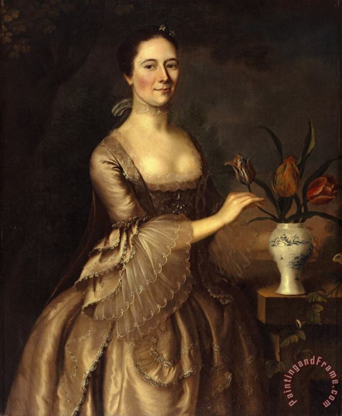 Portrait of a Woman painting - Joseph Blackburn Portrait of a Woman Art Print