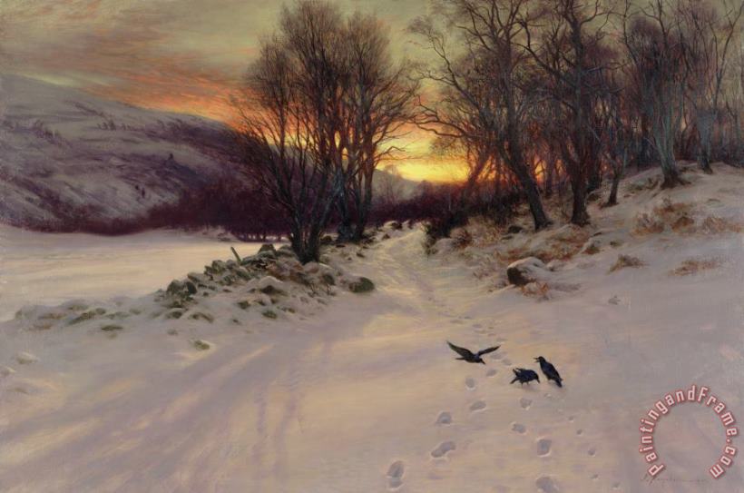 Joseph Farquharson When the West with Evening Glows Art Print Joseph Farquharson When the West with Evening Glows Art Print