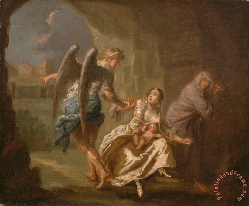 The Angel of Mercy painting - Joseph Highmore The Angel of Mercy Art Print