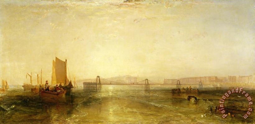 Joseph Mallord William Turner Brighton From The Sea Art Painting