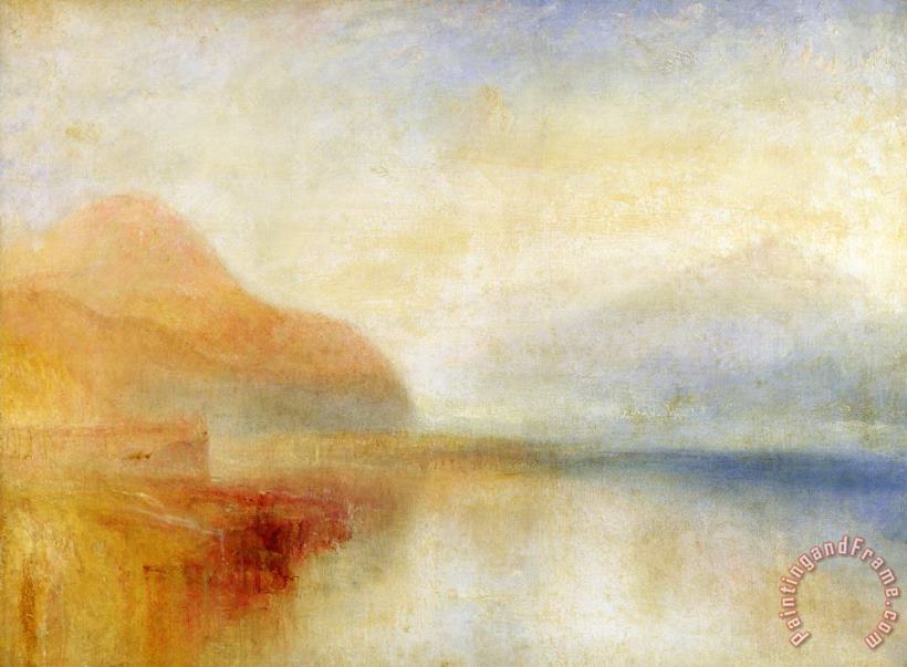 Joseph Mallord William Turner  Inverary Pier - Loch Fyne - Morning Art Print