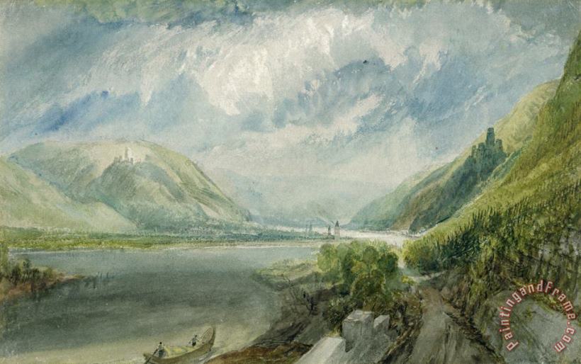 Joseph Mallord William Turner Junction of the Lahn Art Print