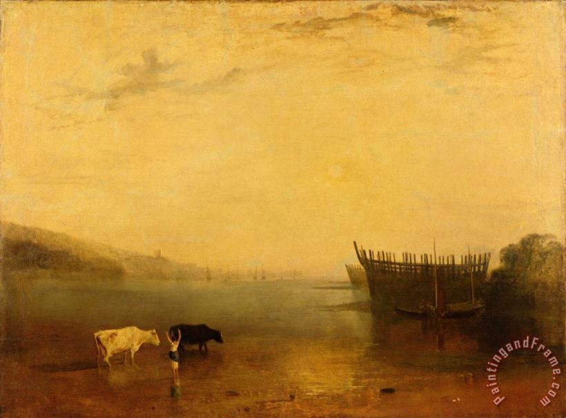 Joseph Mallord William Turner Teignmouth Harbour Art Painting