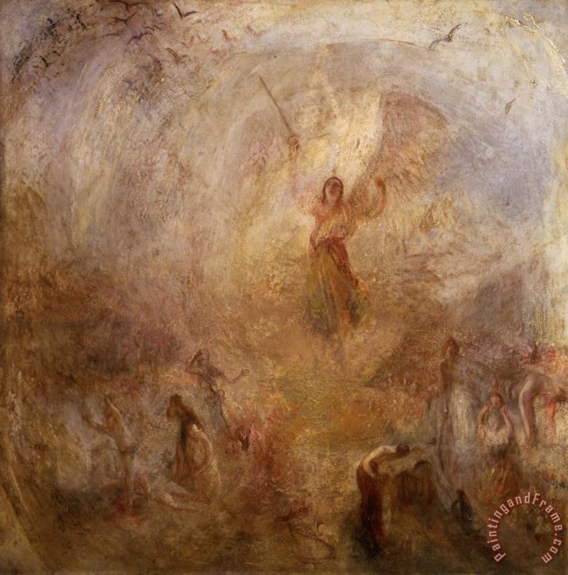 Joseph Mallord William Turner The Angel Standing in The Sun Art Painting