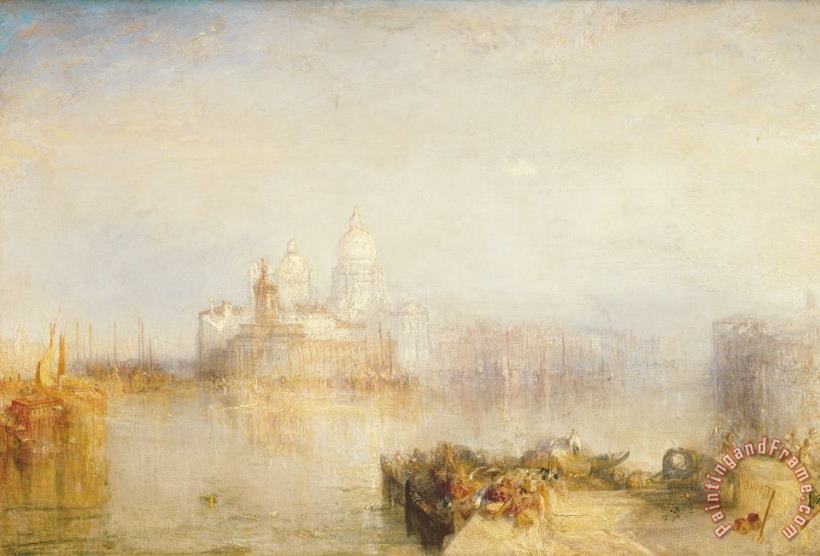 Joseph Mallord William Turner The Dogana and Santa Maria della Salute Venice Art Painting
