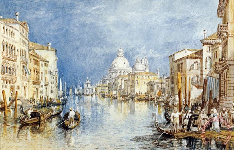 The Grand Canal, Venice painting - Joseph Mallord William Turner The Grand Canal, Venice Art Print