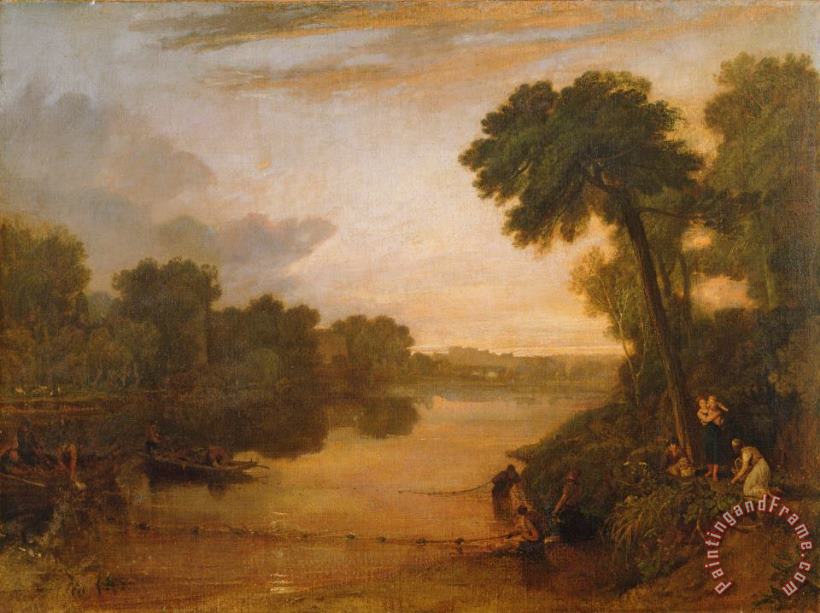 Joseph Mallord William Turner The Thames near Windsor Art Painting