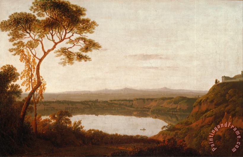 Joseph Wright  Lake Albano Art Painting