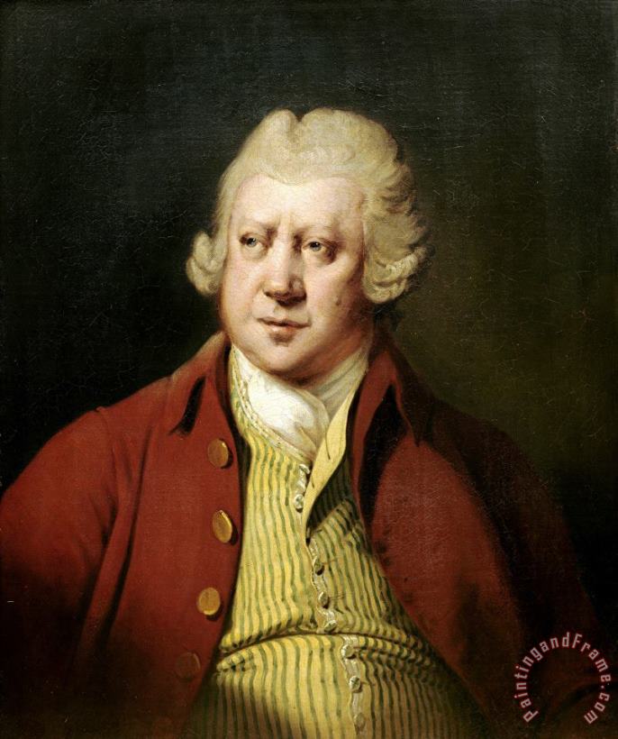 Joseph Wright of Derby Portrait of Sir Richard Arkwright Art Painting