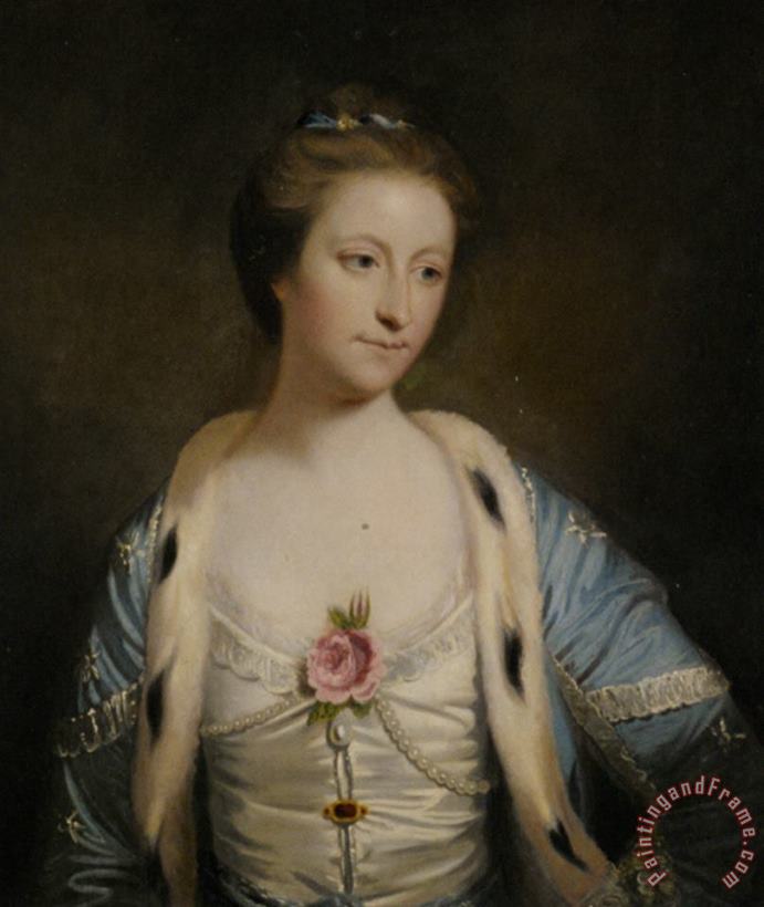 Joshua Reynolds Portrait of Mary Barnardiston Art Painting