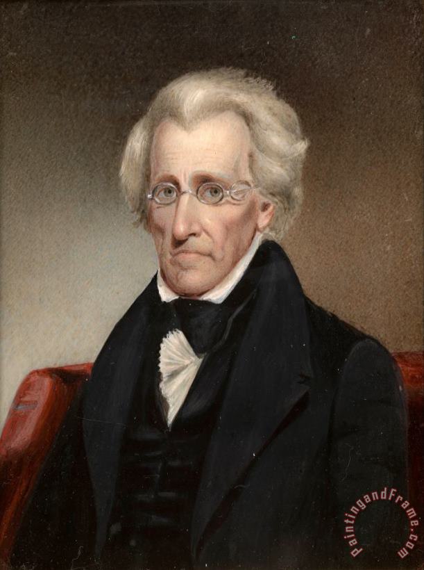 Andrew Jackson painting - Jr. James Tooley Andrew Jackson Art Print