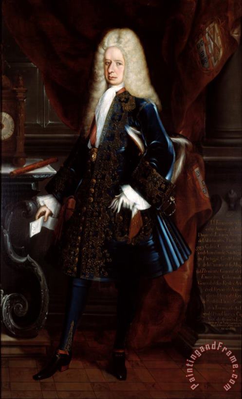 Juan Rodriguez Juarez Portrait of The Viceroy, The Duke of Linares Art Print Juan Rodriguez Juarez Portrait of The Viceroy, The Duke of Linares Art Print