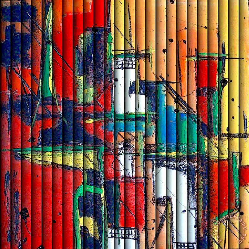Bambus painting - Katarina Niksic Bambus Art Print