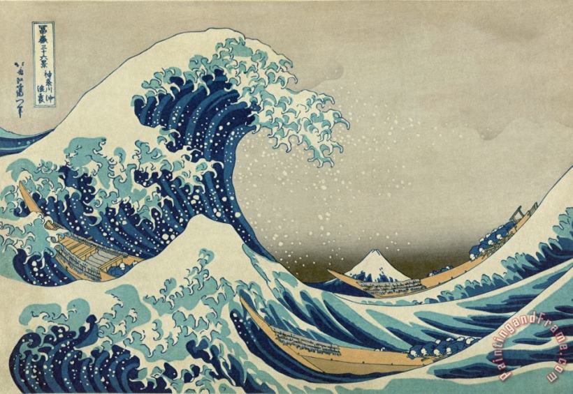 Katsushika Hokusai Great Wave Of Kanagawa Art Print