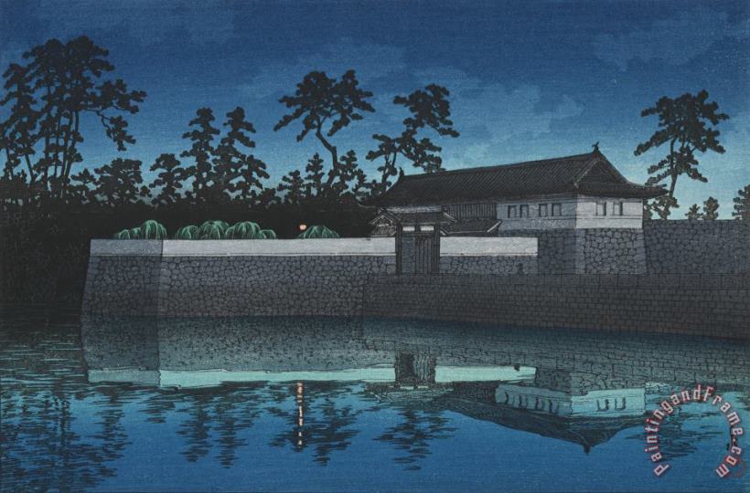 Kawase Hasui Sakurada Gate, Imperial Palace, Tokyo (sakurada Mon) Art Painting