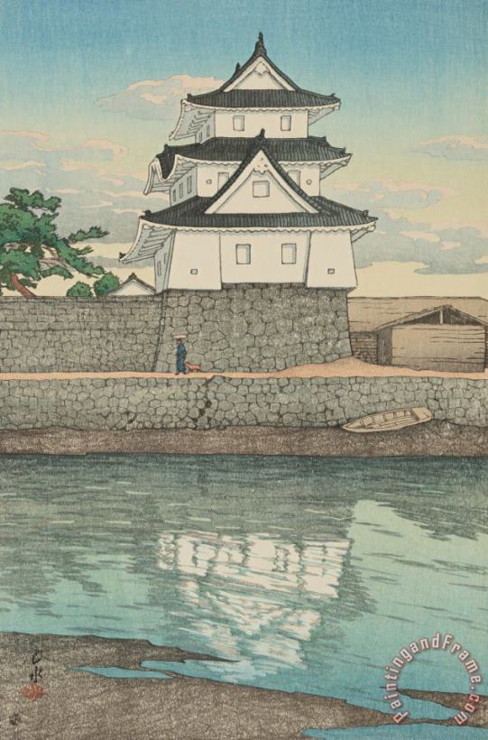 Kawase Hasui Takamatsu Castle (takamatsu Jo), From The Series Souvenirs of Travels, Second Series (tabi Miyage, Dai Ni Shu) Art Painting