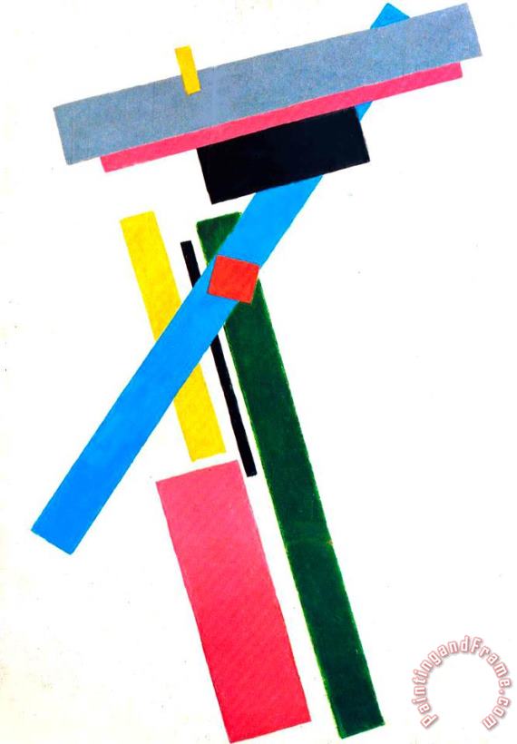 Suprematism painting - Kazimir Severinovich Malevich Suprematism Art Print