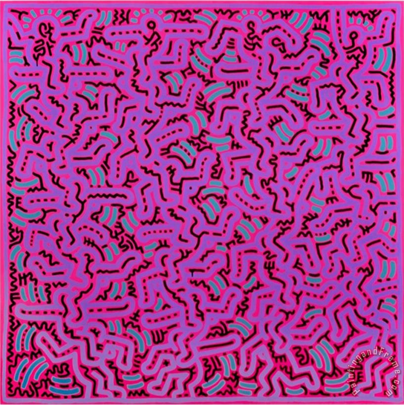 Keith Haring Untitled June 1 1984 Art Painting