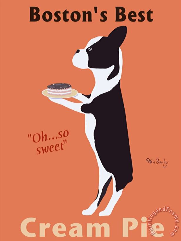 Ken Bailey Boston's Best Cream Pie Art Print