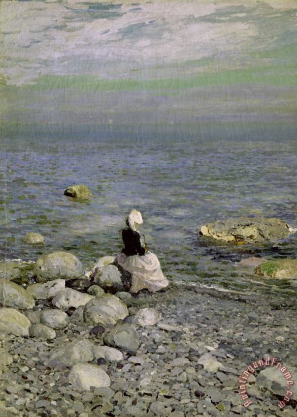 Konstantin Alekseevich Korovin On the Shore of the Black Sea Art Painting