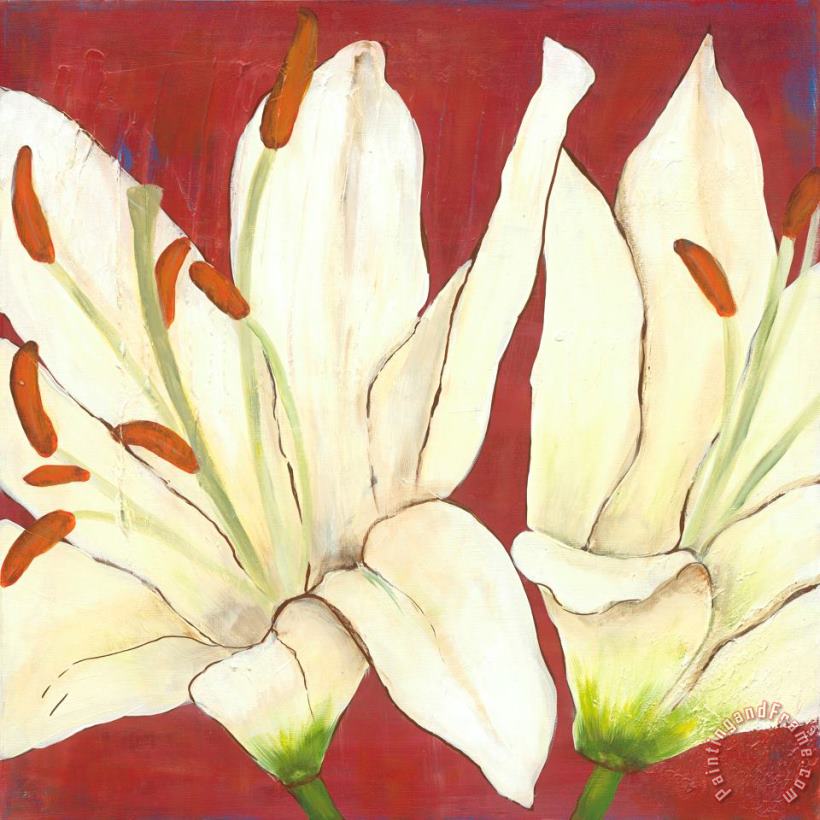 Lily Suite IV painting - Laura Gunn Lily Suite IV Art Print