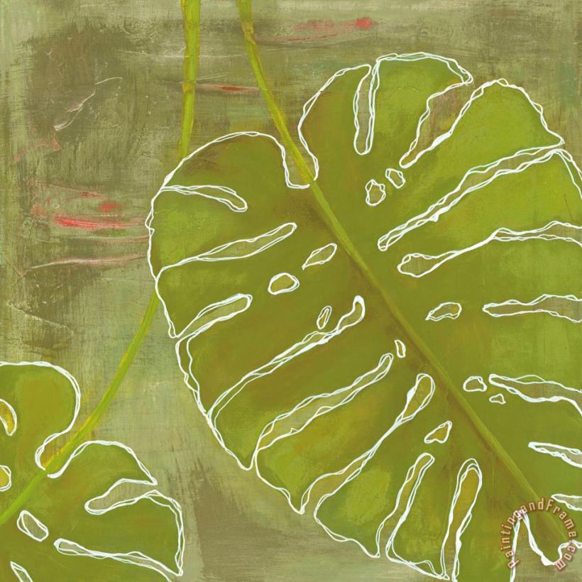Palm Study IV painting - Laura Gunn Palm Study IV Art Print