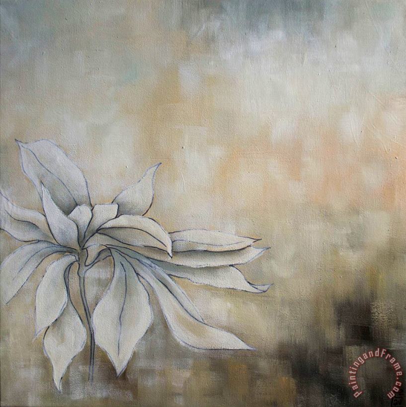 laurie maitland White Flowers I Art Painting