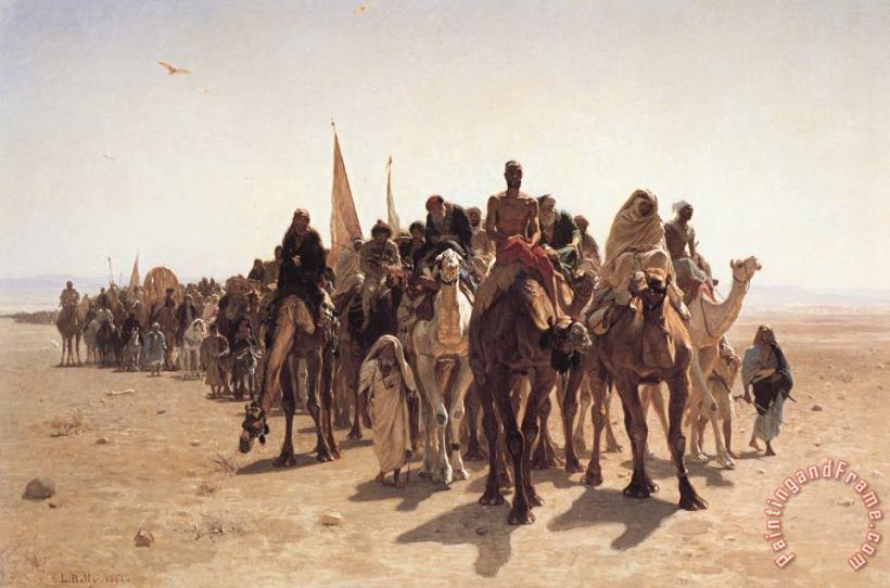 Leon Belly Pilgrims Going to Mecca Art Print