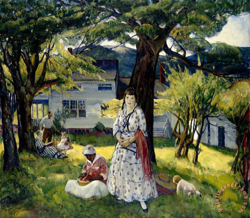Leon Kroll In The Country Art Painting
