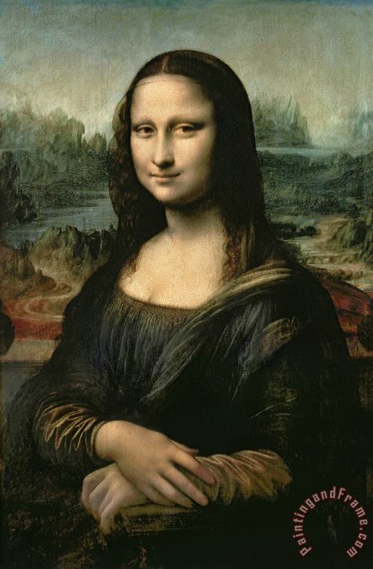Mona Lisa painting - Leonardo da Vinci Mona Lisa Art Print