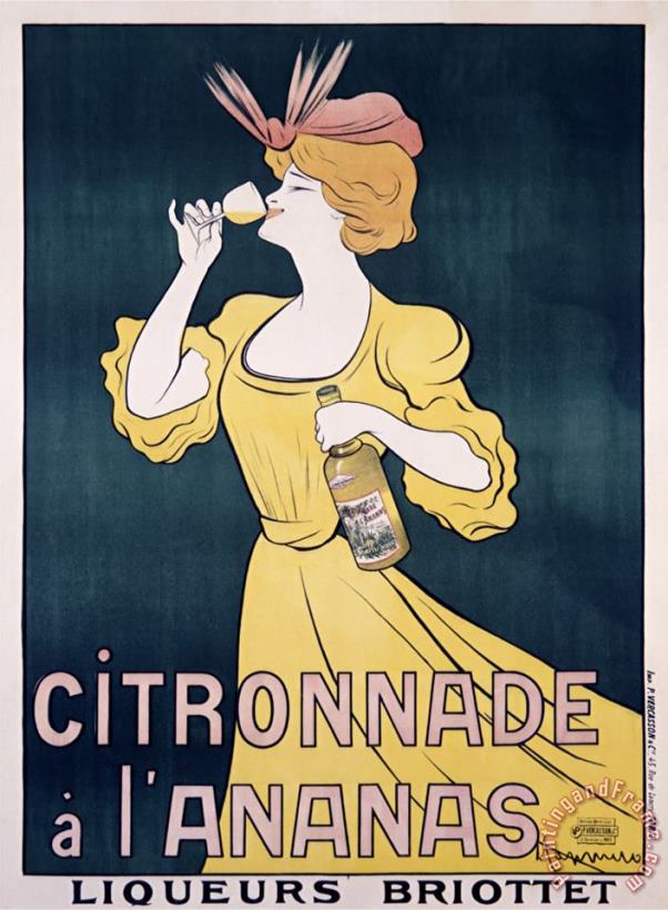 Leonetto Cappiello Citronnade Pineapple Drink Art Painting