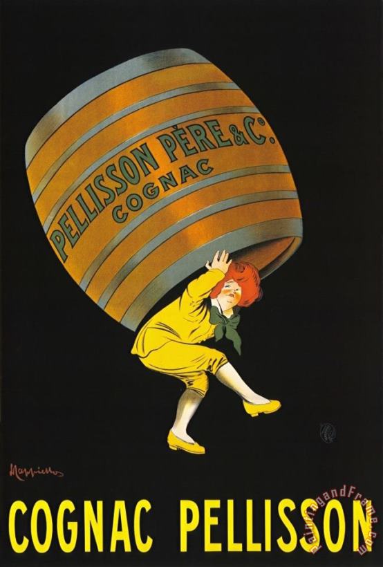 Cognac Pellison painting - Leonetto Cappiello Cognac Pellison Art Print