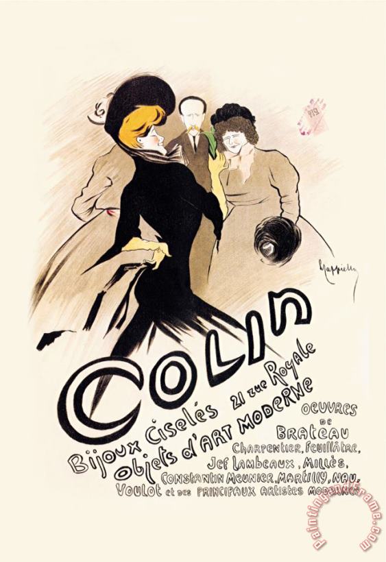 Colin Bijoux Ciseles painting - Leonetto Cappiello Colin Bijoux Ciseles Art Print