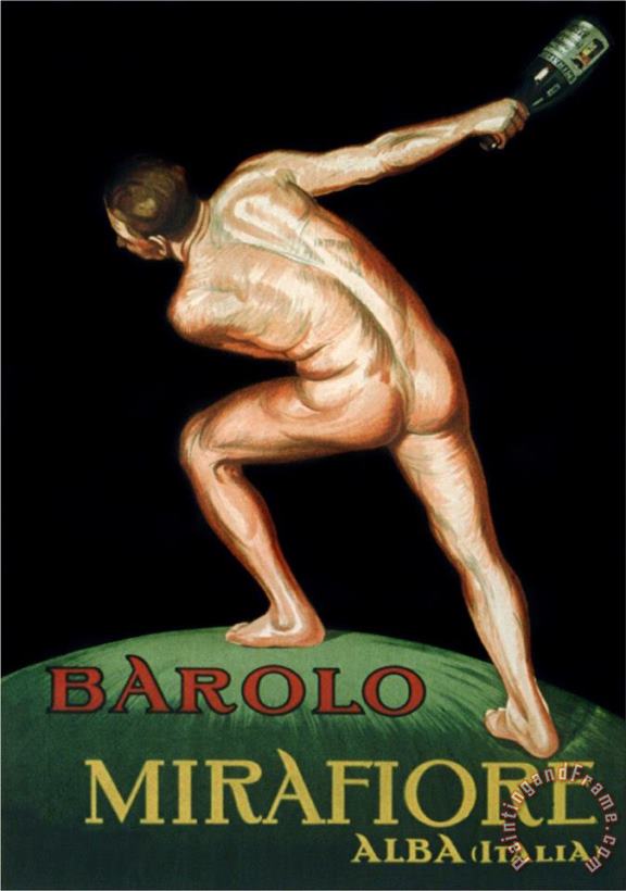 Leonetto Cappiello Mirafiore Barola Art Painting