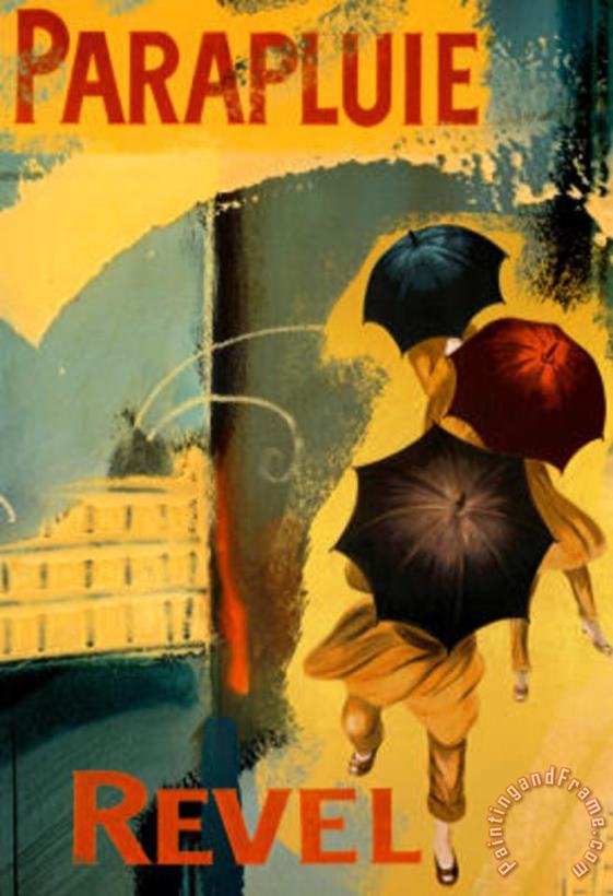 Leonetto Cappiello Parapluie Revel Abstract Art Print Poster Art Print