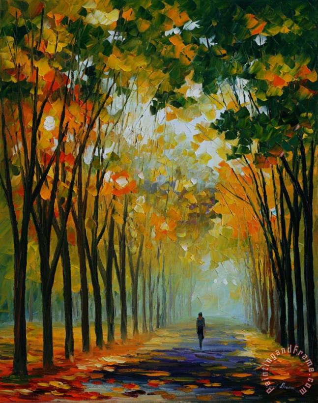 Leonid Afremov Autumn Mood Art Painting