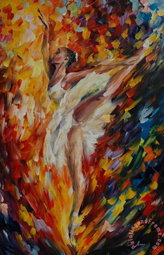 Leonid Afremov Ballerina Art Painting